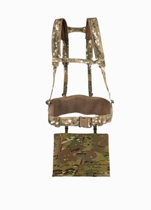 Рпс з кишенею під балістичний пакет 85*15 система molle laser cut + каремат мультикам