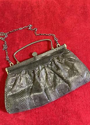 Чудова сумка шкіра змії вінтаж