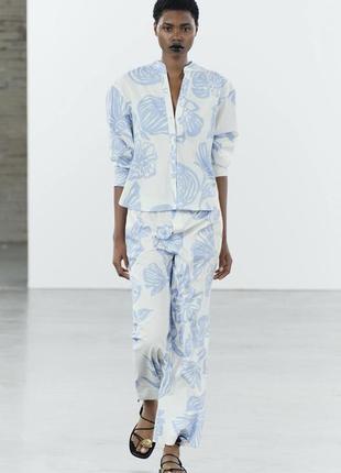 Костюм в пижамном стиле zara (новая коллекция)
