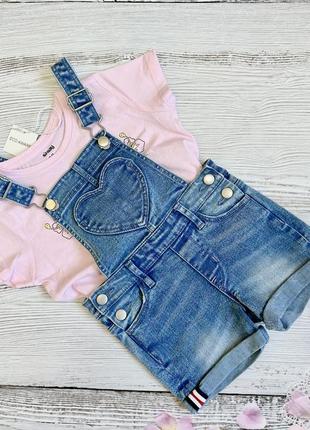 Джинсовий комбінезон на дівчинку джинсові шорти