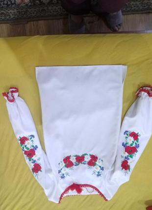 Український костюм вишивка гладдю. 6