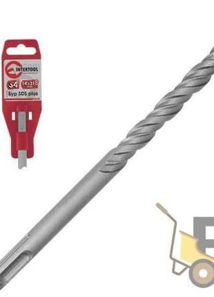 Бур sds plus 20x1000 мм intertool sd-20100