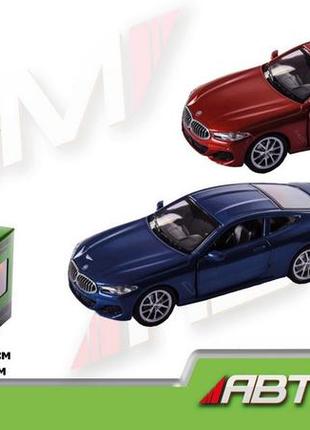 Bmw m850i coup машина метал 4355 автопром, м1:44, відкр.двері