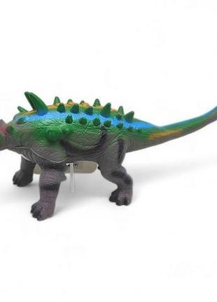 Фигурка динозавра резиновая "анкилозавр"