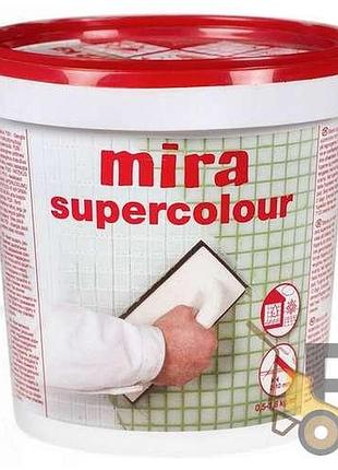 Затирка для плитки mira supercolour №147 шоколад 1,2 кг