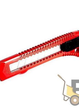 Нож прорезной с отломным лезвием 18 мм intertool ht-0500