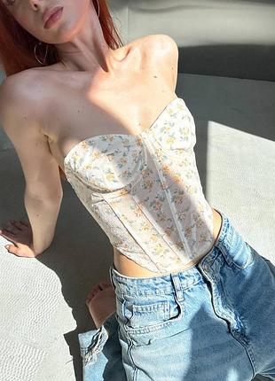 Корсетный топ