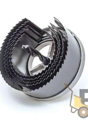 Набор корончатых сверл по гипсокартолету 60-90 мм, 5 шт intertool bt-0025