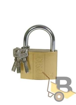 Навісний замок «gusami» 38 мм золотий