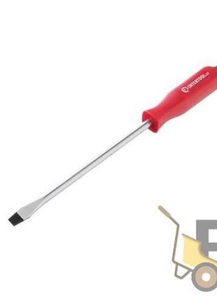 Отвертка ударная шлицевая sl 9x200 мм intertool ht-0485