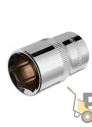 Головка шестигранная 1/2" 18x38 мм intertool et-0018