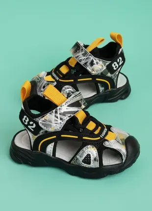 Босоніжки для хлопчиків l128-1-1 закритий носок