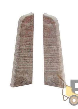 Комплект заглушек для плинтуса salag lima 24 wenge левая+правая