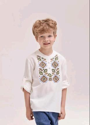 Вишиванка для хлопчика льон