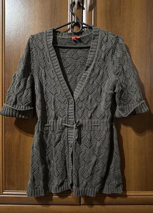 Кофтина широкой вязки