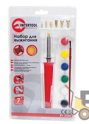 Набор для выжигания intertool rt-2040