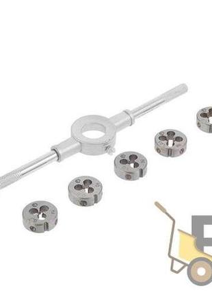 Набір плашок з тримачем 6 од intertool sd-8019