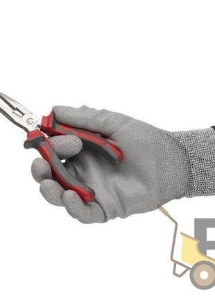 Щипці подовжені вигнуті 160 мм с55 intertool ht-0131