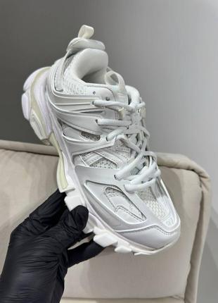 Білі кросівки в стилі balenciaga track баленсиага трек7 фото