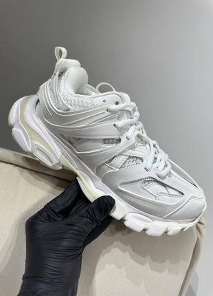 Білі кросівки в стилі balenciaga track баленсиага трек5 фото