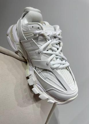 Білі кросівки в стилі balenciaga track баленсиага трек6 фото