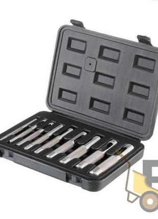 Набір просічок 9 од. 3-12 мм intertool ht-0239