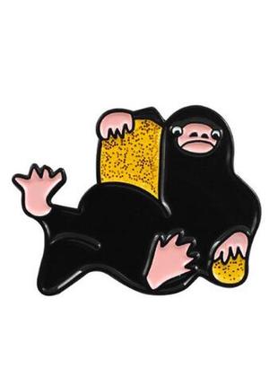 Значок нюхлер фантастичне тварюка niffler fantastic beasts гаррі потер брошка hogwarts