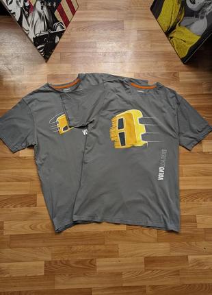 Футболка автоспорт, мерч volvo размер хл-2хл оригинал