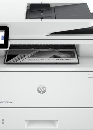 Багатофункціональний пристрій а4 hp laserjet pro 4103dw з wi-fi (2z627a)
