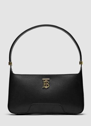 Сумочка burberry leather tb shoulder bag black