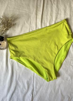 Салатовый низ от купальника на высокой посадке primark