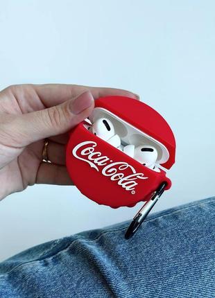 Чохол coca-cola airpods 1, airpods 2, airpods 3, airpods pro, airpods pro 2