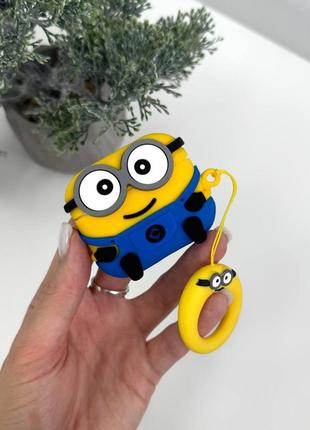 Чохол миньйон airpods 1, airpods 2, airpods 3, airpods pro, airpods pro 2