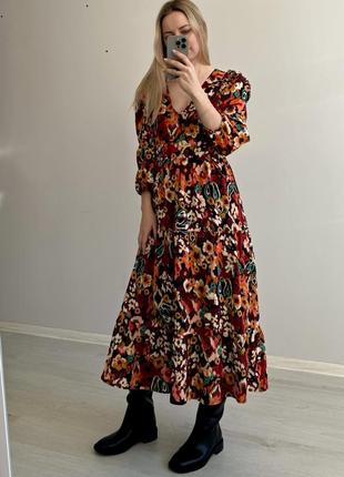 Сукня максі у квіти