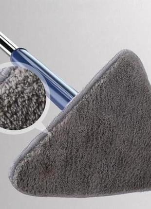 Швабра для пола x-type с отжимом 37 см и тремя насадками