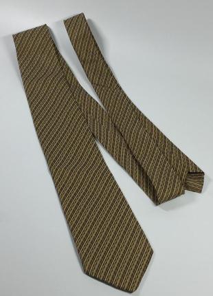 Винтажный галстук киев в полоску 8х145 см. н4498
