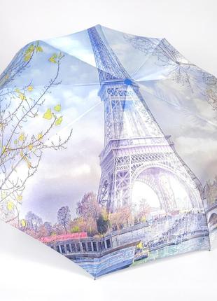Зонтик женский автомат с изображением парижа