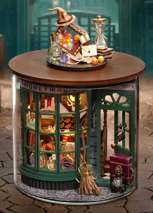 Румбокс магазин мага гаррі поттер b-048 roombox magic diary harry potter інтер'єрний конструктор 3d
