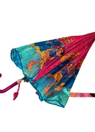 Парасолька дитяча принцеси 031-4 поліестер-тканина парасолька 80 см2 фото