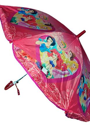 Парасолька дитяча принцеси 031-4 поліестер-тканина парасолька 80 см8 фото