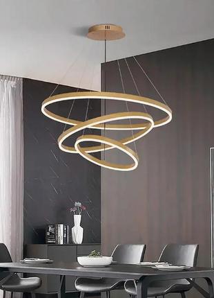 Світлодіодна люстра сафіт auxerre pj812g-3 100см 3000к-6500к