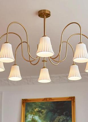 Світлодіодна люстра сафіт cergy 5028 80w 3000к-6500к