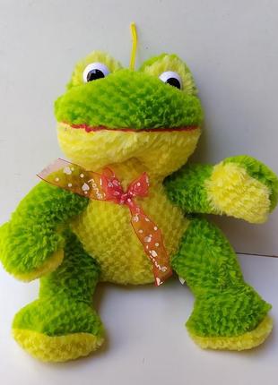 М'яка іграшка жабка жаба плюшева 30 см. арт.0675, см. опис