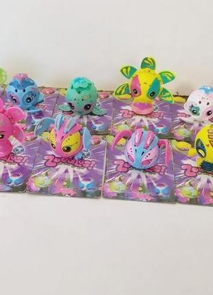 Бакуган зублс zoobles pateniago, набор 6 шт. с карточками. арт.2688, смотрите. описание