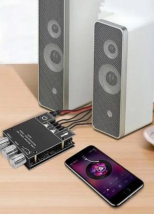 Усилитель мощности модель: zk-502mt входи: aux + bluetooth 5.0
