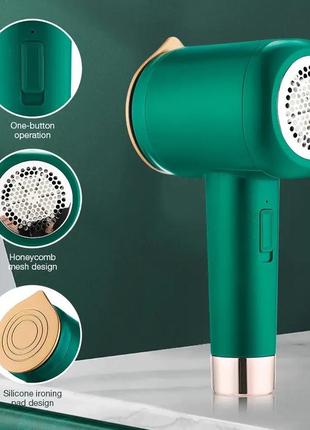 Дорожный компактный утюг с машинкой для стрижки катышков 2в1 multifunctional ironing and trimming machine
