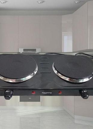 Электроплита rainberg rb-999  2400 вт (1200 вт + 1200 вт)