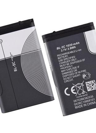 Аккумуляторная батарея bl-5c 1020 mah 3.7v