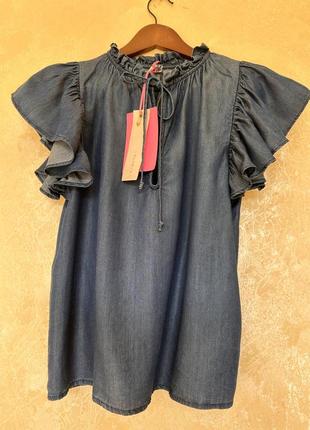 Коттонова блуза,італія,imperial.3 фото
