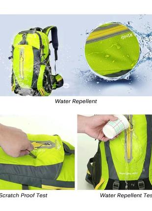 Туристический трекинговый походный рюкзак hutianlang 40l фиолетовый